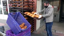 Sokağa çıkamayan vatandaşlar için ‘mobil ekmek aracı’ ile satış yapılıyor