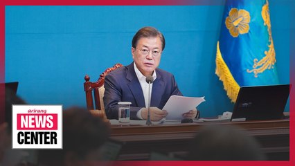 President Moon says emergency relief payments have lifted consumption