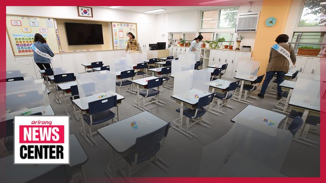 First and second year elementary school students resume classes on Wednesday