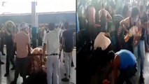 #Watch : A Video Of Migrants Looting Food Packets @ Railway Station