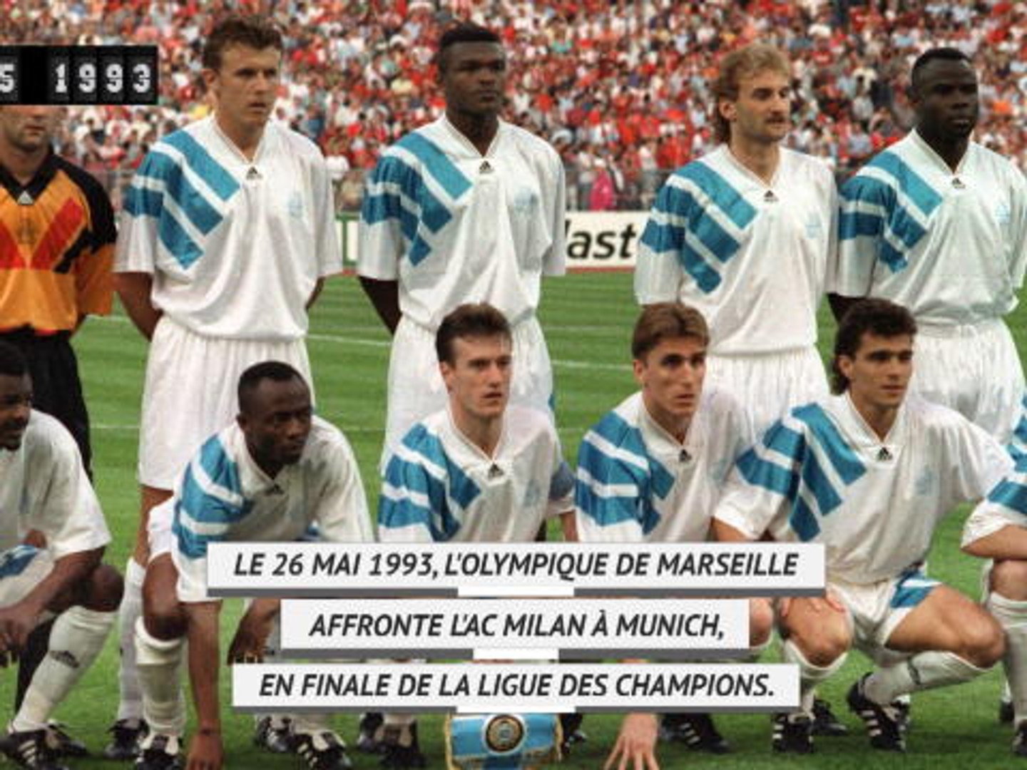 Ligue des Champions - Il y a 27 ans... l'OM sur le toit de l'Europe - فيديو  Dailymotion