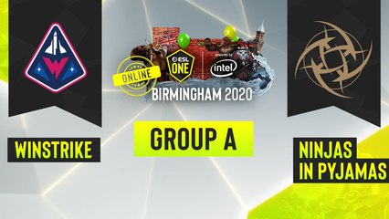 Dota2 - Ninjas in Pyjamas vs. Winstrike - Game 2 - ESL One Birmingham 2020 - Group A - EU:CIS