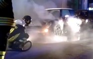 Olbia - Auto in fiamme nella notte (26.05.20)