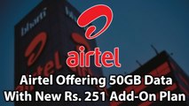 Airtel Offering 50GB Data With New Rs. 251 Add-On Plan