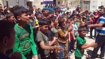 - Halep’te rejim ve terör örgütleri protesto edildi