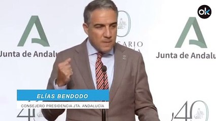 Elías Bendodo, consejero de Presidencia de la Junta de Andalucía