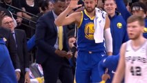 Steph Curry's outrageous three-quarter court bucket