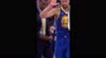 Steph Curry's outrageous three-quarter court bucket
