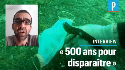 Masques déversés dans la Méditerranée : « Si on jette par terre, ça finit dans la mer »