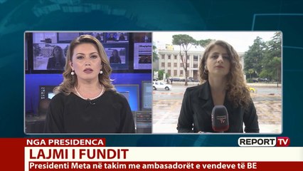 Report TV- Presidenti me opozitën, ambasadorët e SHBA-së dhe Gjermanisë takojnë këshilltarët e Metës