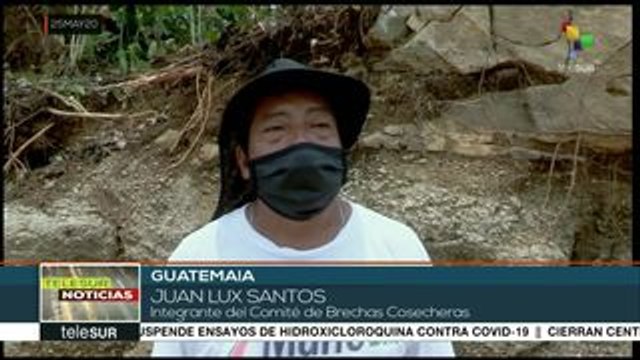 Habitantes de Quiché construyen vías para transportar alimentos