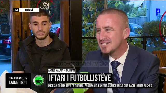 Iftari i kombëtares/ Miqësia e lojtarëve të Tiranës, Partizanit, Kuksit e Skënderbeut jashtë fushës