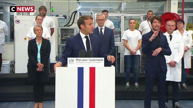 Plan de soutien à l’automobile : les annonces d’Emmanuel Macron