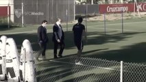 Los cuatro jugadores del Sevilla de la barbacoa del sábado vuelven a entrenar al margen