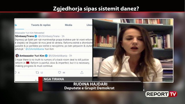 Hajdari në Report Tv: Reforma në Drejtësi po tenton të bëhet pis nga politika, demaskimi i Yuri Kim.