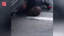 ABD’de dehşet anları… Polis şüpheliyi boğarak öldürdü