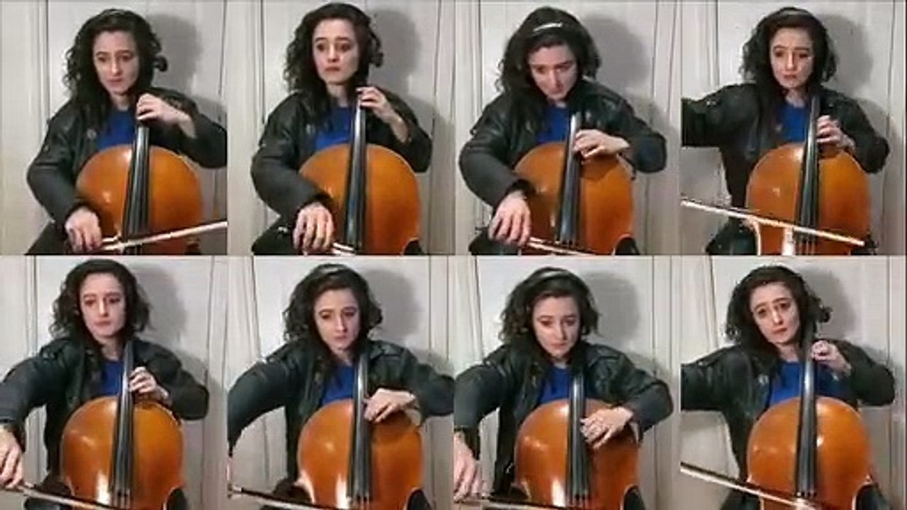 La musique de K2000 jouée par 8 violoncelles