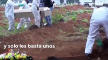 Las frenéticas jornadas de los sepultureros en Brasil, el segundo país con más contagiados del mundo