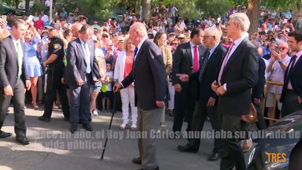 EL REY JUAN CARLOS, PRIMER ANIVERSARIO DEL ANUNCIO DE SU RETIRADA