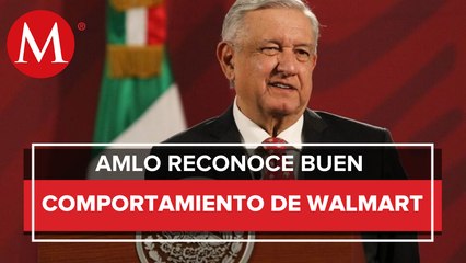 AMLO celebra pago de Walmart al SAT y adelanto de impuestos de Carlos Slim