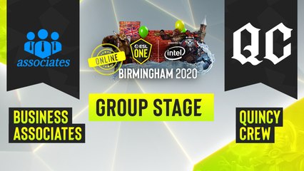 Dota2 - Quincy Crew vs. Business Associates - Game 3 - ESL One Birmingham 2020 - Group Stage - NA