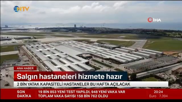 Sancaktepe ve Yeşilköy pandemi hastaneleri hizmete hazır!