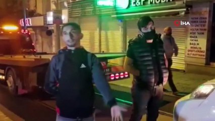 Kısıtlamanın bitimine yarım saat kala 12 bin 600 lira ceza yediler