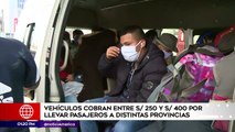 Edición Mediodía: Vehículos cobraban por llevar pasajeros a distintas provincias