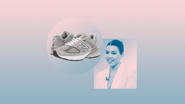 Kourtney Kardashian Just Wore The Comfiest New Balance Sneakers—and She's Not the Only Cel