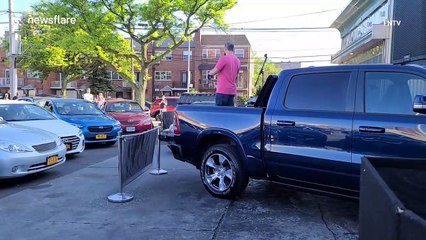Comedy show in NYC is drive-in style