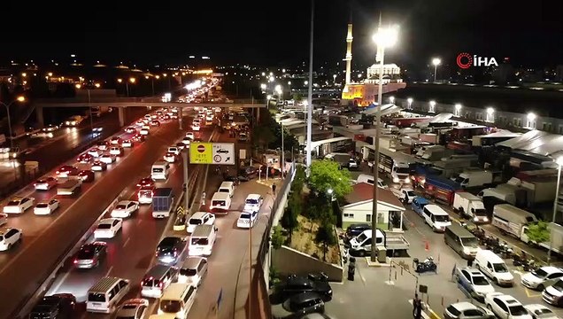 Bayrampaşa Sebze ve Meyve Hali'nde yoğunluk