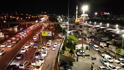 Bayrampaşa Sebze ve Meyve Hali'nde yoğunluk
