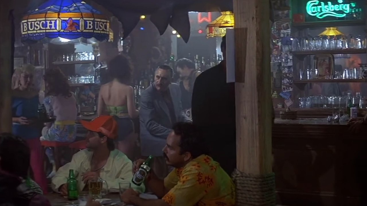 James Bond LICENCE TO KILL Movie (1989) - Clip - Barrelhead bar fight