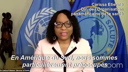 La propagation du virus "s'accélère encore" au Brésil, au Pérou et au Chili : OPS