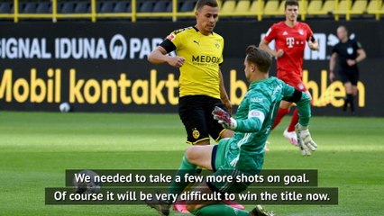 We should have had more shots - Dortmund coach Favre on Bayern loss