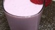 strawberry milk shake / strawberry milkshake without icecream
