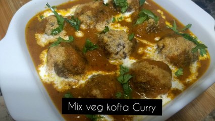 mix veg kofta curry