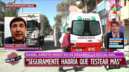Daniel Arroyo: "Lo que planteó el gobernador en las villas me parece correcto"