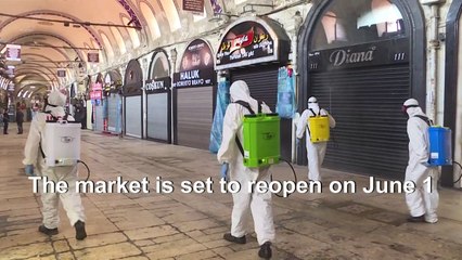 Istanbul's Grand Bazaar prepares to reopen