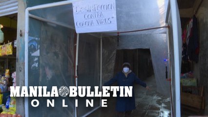 Argentina: Handmade sanitizing booths to stop virus spread in low income areas