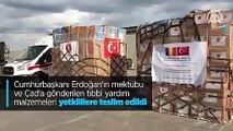 Cumhurbaşkanı Erdoğan'ın mektubu ve Çad'a gönderilen tıbbi yardım malzemeleri yetkililere teslim edildi