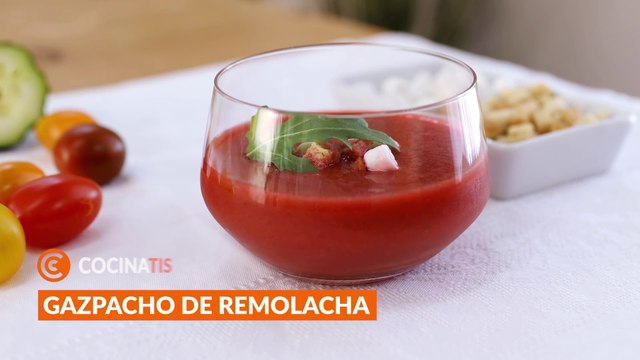 GAZPACHO de REMOLACHA Una original y fresca versión del gazpacho tradicional andaluz- Cocinatis