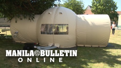 French nursing home sets up 'bubble tent' for family visits