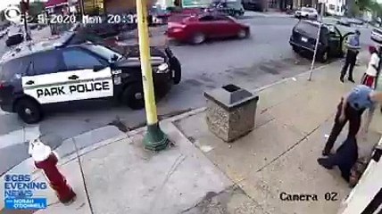 George Floyd arrêté et ne fait aucune opposition