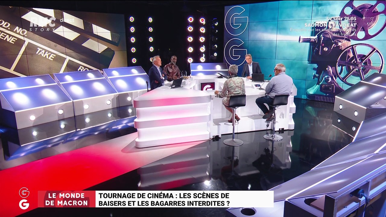 Le monde de Macron: Les scènes de baisers et les bagarres interdites sur les tournages de cinéma ? - 27/05