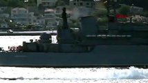 Rus savaş gemisi Novocherkassk Çanakkale Boğazından geçti