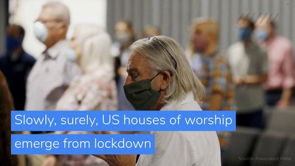 Slowly, surely, US houses of worship emerge from lockdown, and other top stories from May 27, 2020.