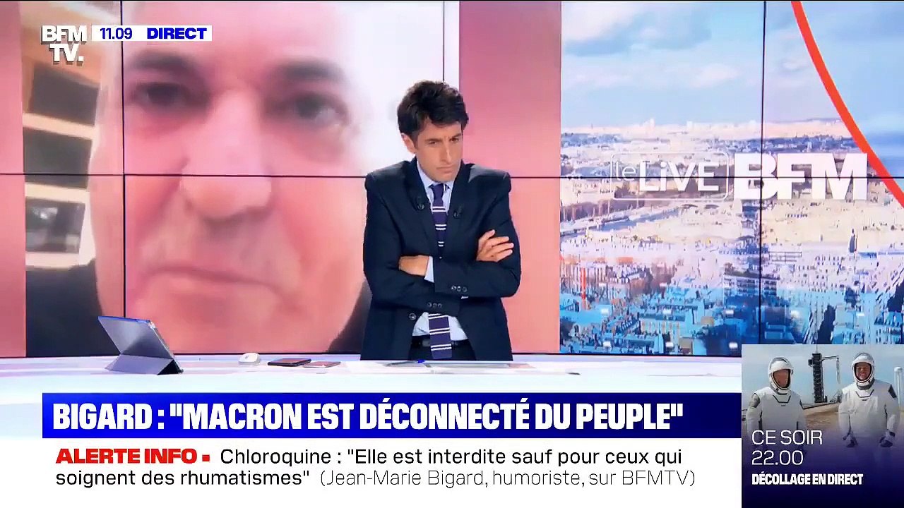 Jean-Marie Bigard ouvre la porte à une candidature à la Présidentielle: "Ca pourrait m’intéresser. Je représente un danger potentiel pour Emmanuel Macron" - VIDEO