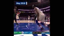 Flashback - Simmons and Embiid combine for stunning dunk