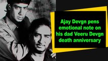 Ajay Devgn pens emotional note on his dad Veeru Devgn death anniversary